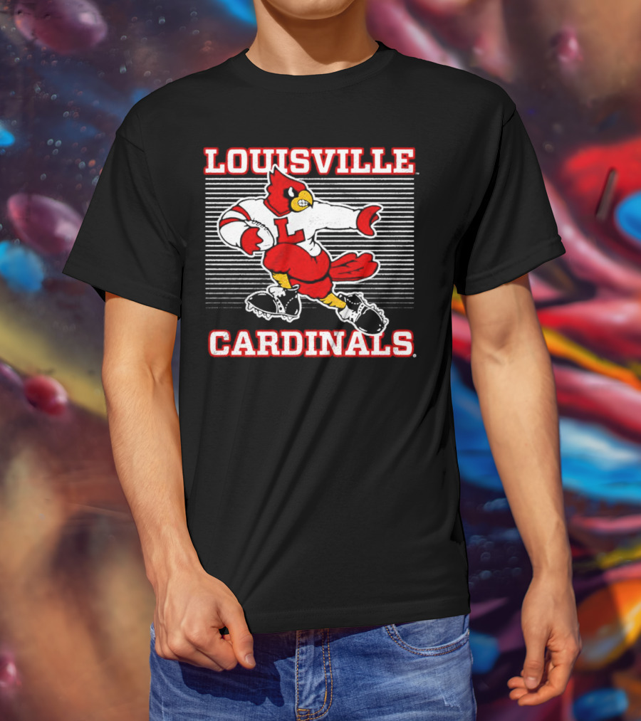 Louisville Cardinals Football Bird Heisman T-Shirt
