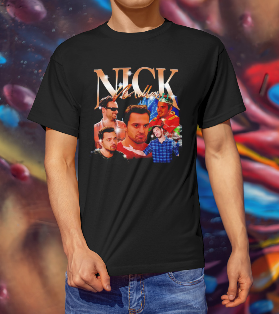 Nick Miller 90s Collage T-Shirt