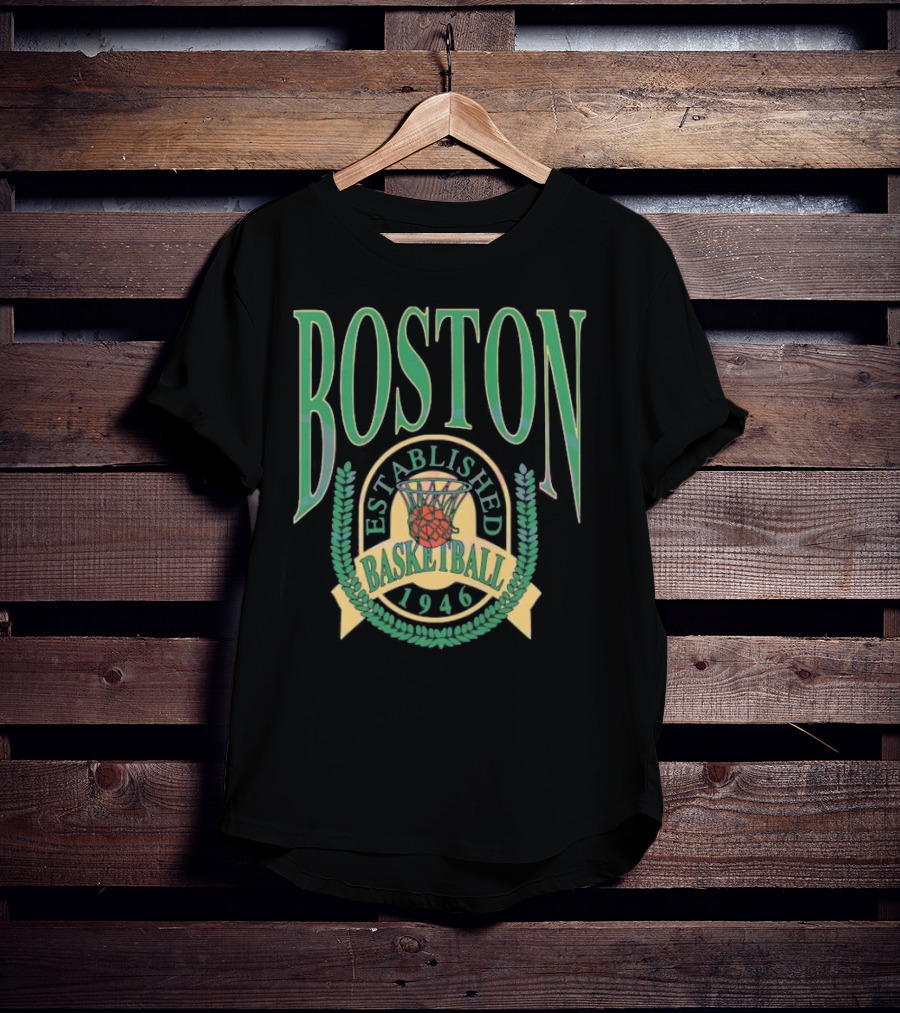 Boston Celtics Established Basketball 1946 NBA Season T-Shirt