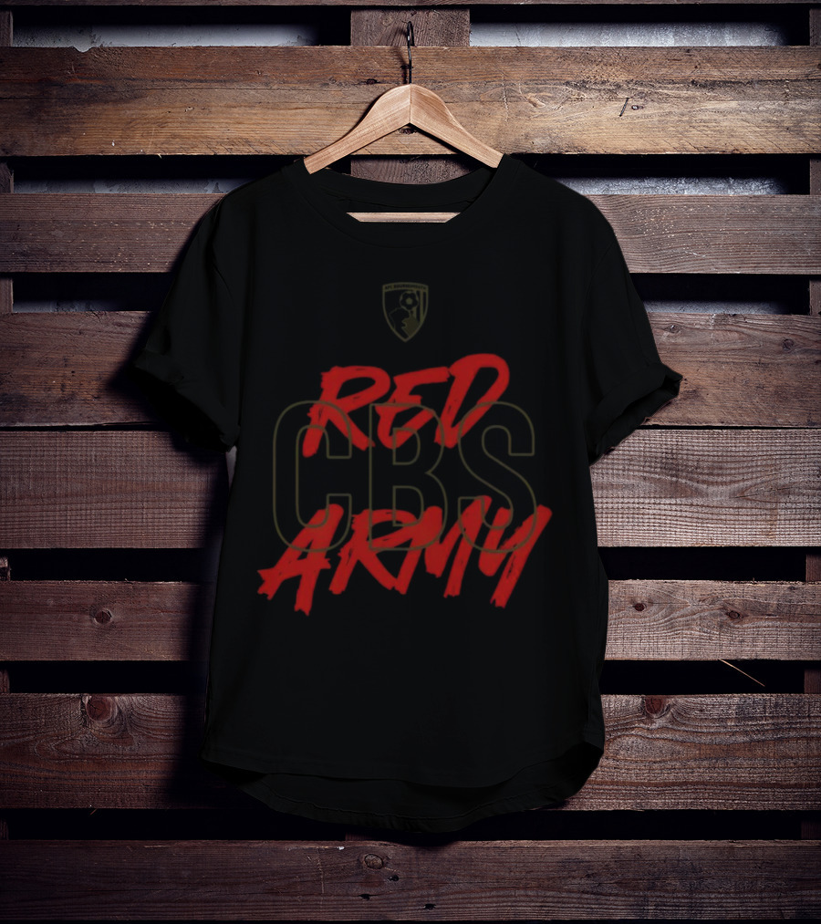 CBS Red Army Football Club Badge T-Shirt