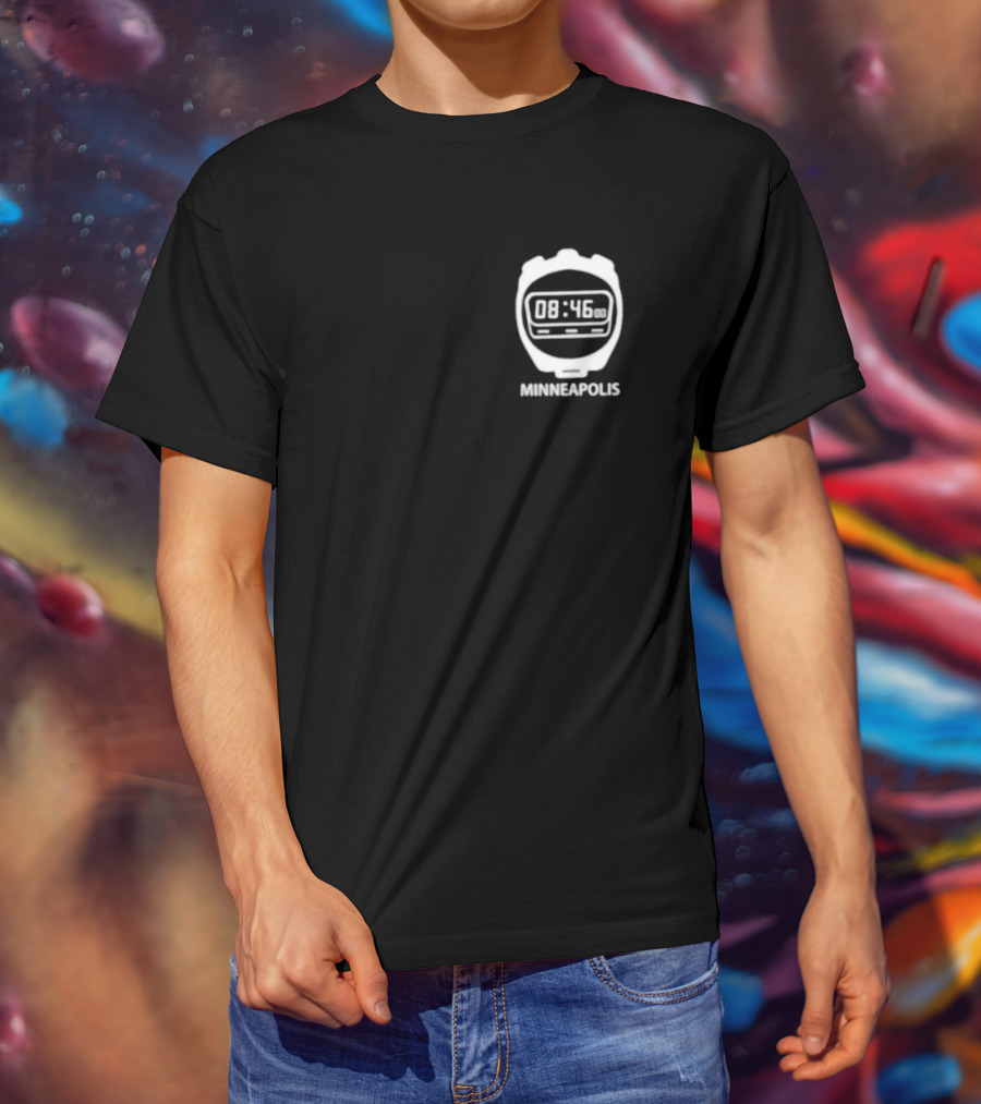 08:46 Stopwatch Symbol Minneapolis T-Shirt