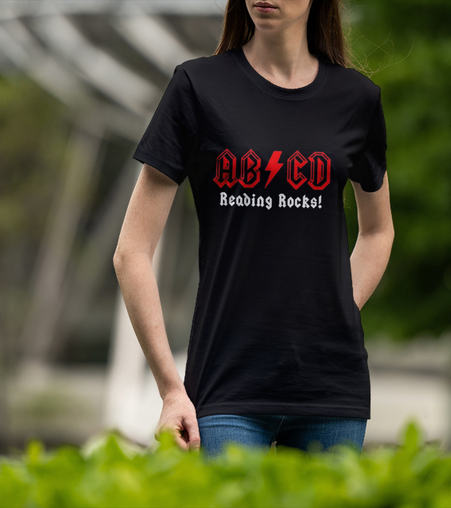Ab Cd Reading Rocks T-Shirt