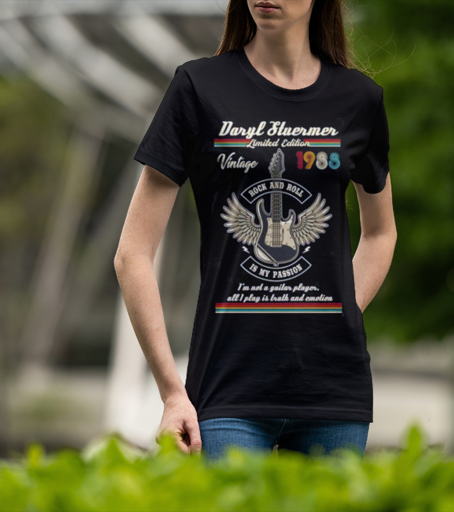 Daryl Stuermer Vintage 1988 Rock And Roll Is My Passion T-Shirt