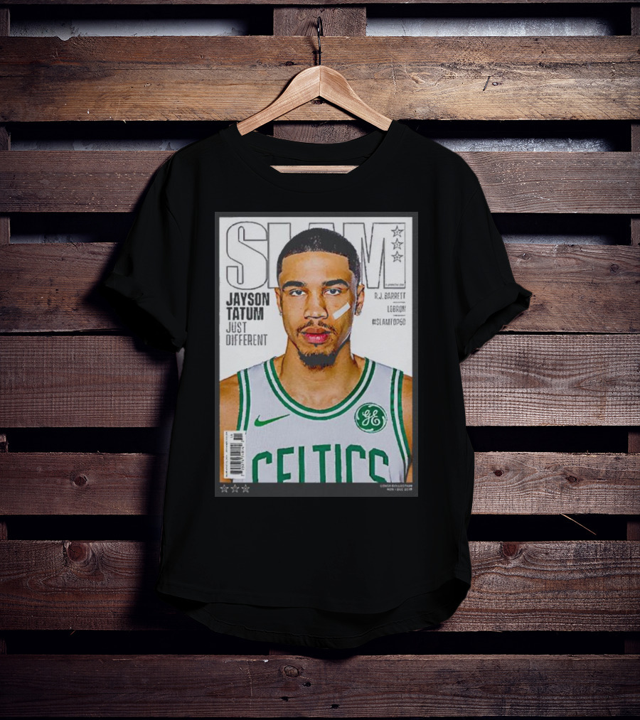 Slam Jayson Tatum Just Different Celtics Cover NBA Basketball Star T-Shirt
