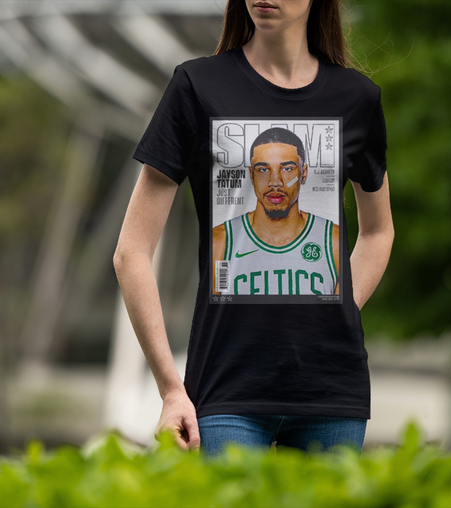 Slam Jayson Tatum Just Different Celtics Cover NBA Basketball Star T-Shirt