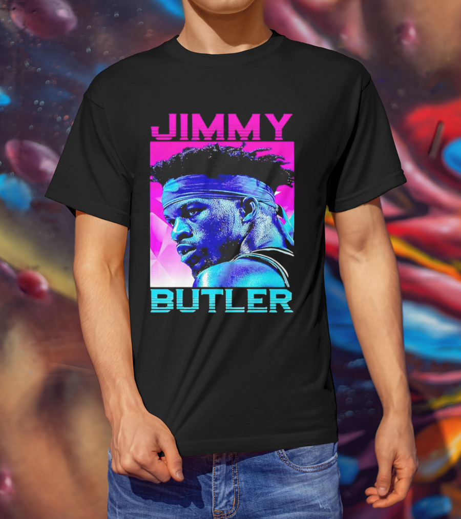 Jimmy Butler Retro Neon T-Shirt