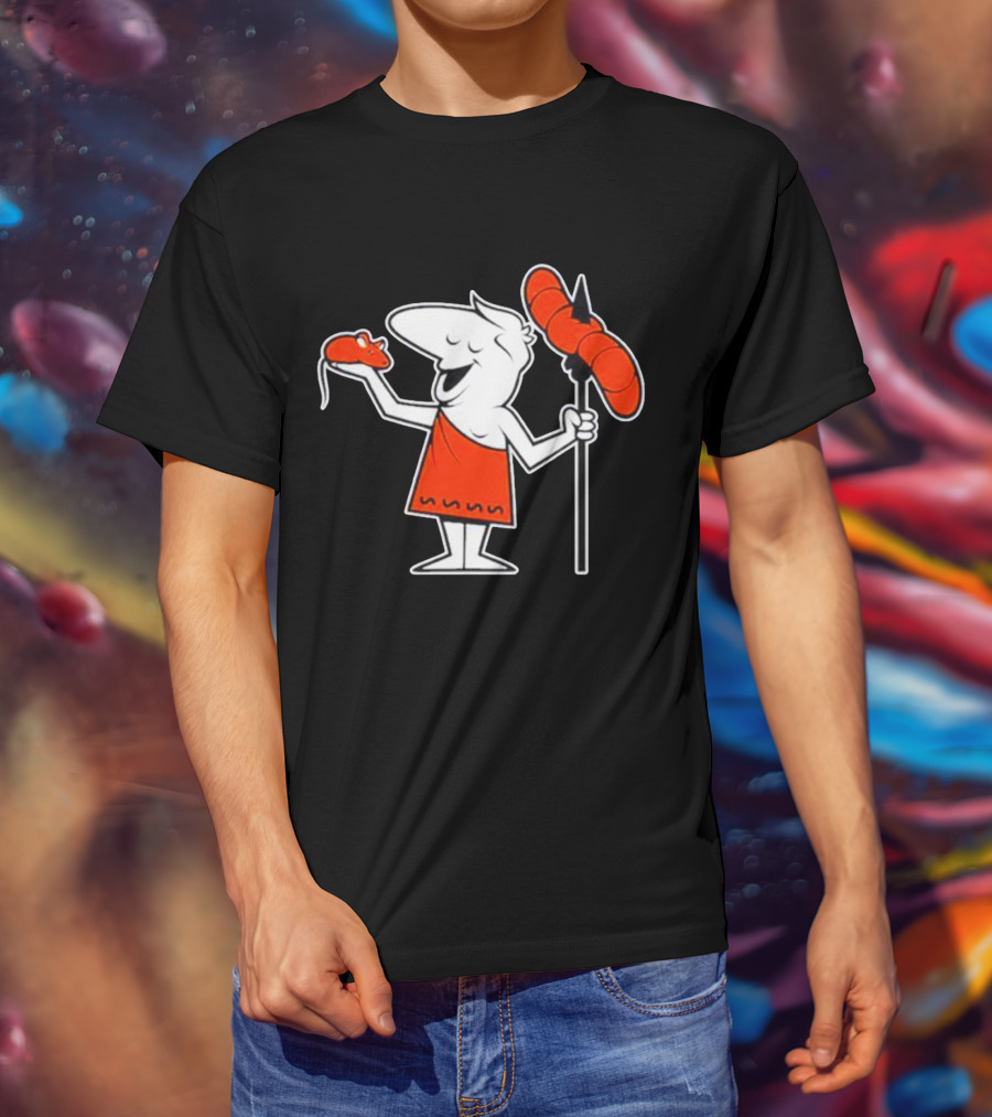 Shark Robot Little Zach Flintstones Dino Mouse Spear T-Shirt