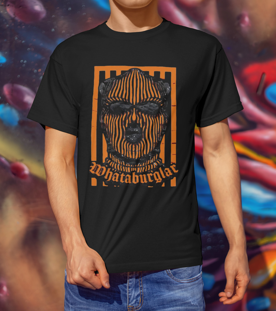 Whataburglar Striped Masked Figure T-Shirt