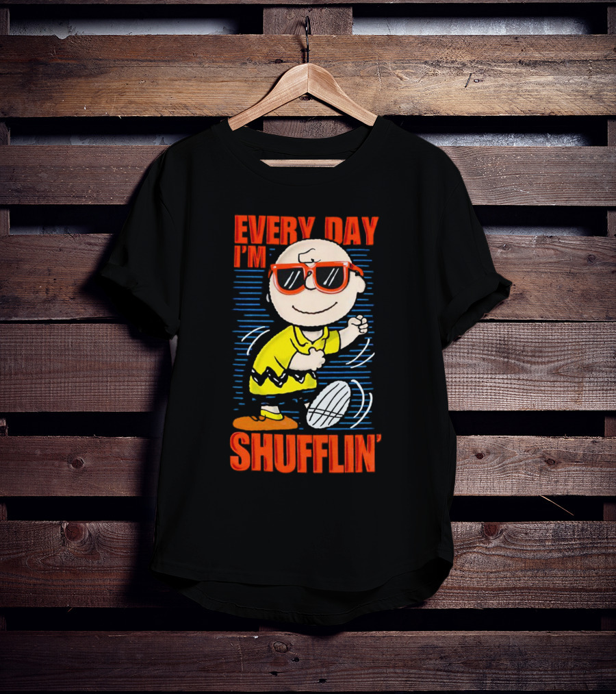 Charlie Brown Every Day I’m Shufflin’ Sunglasses Dance T-Shirt