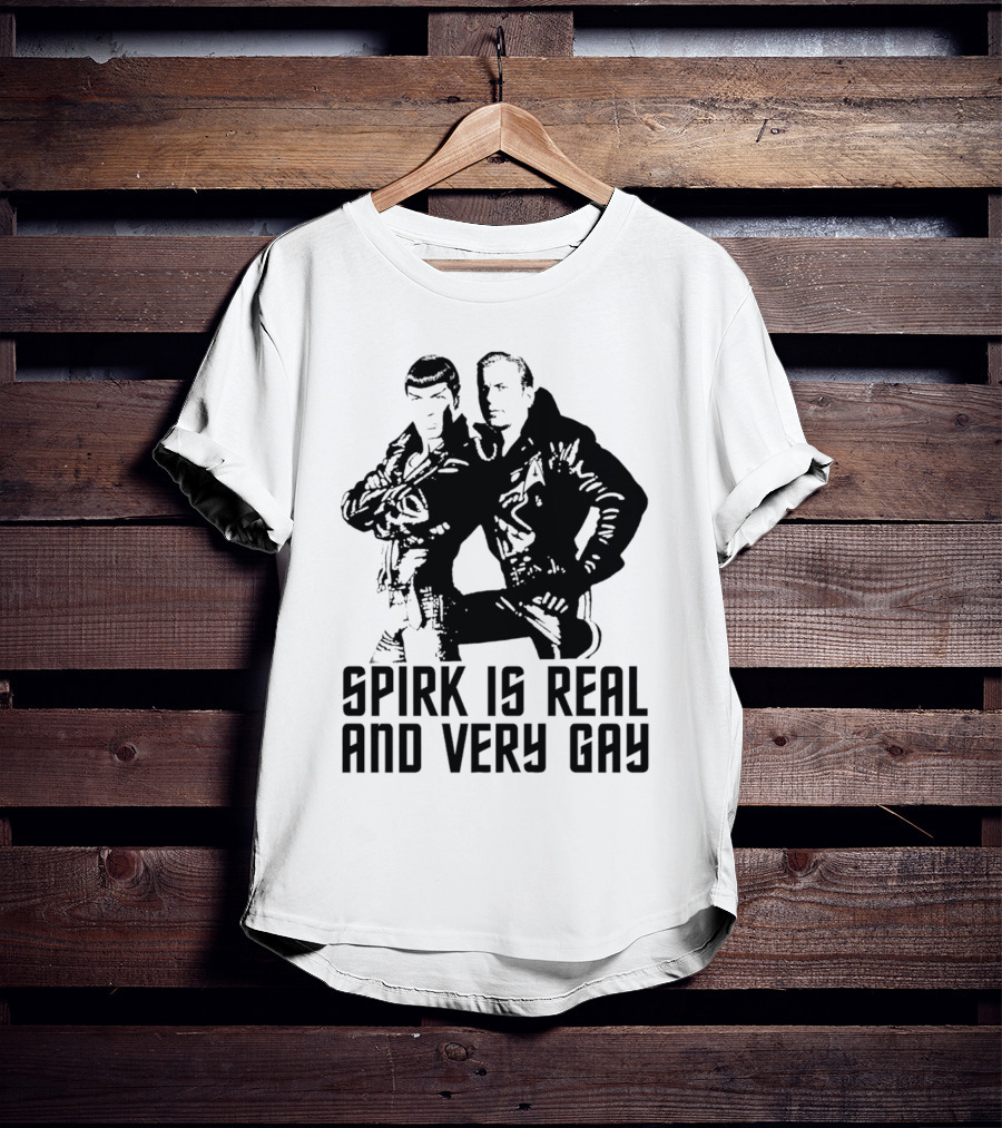 Spirk Is Real And Very Gay Star Trek T-Shirt