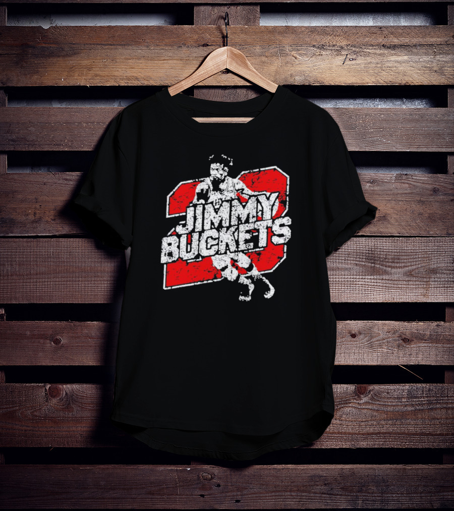 Jimmy Buckets Basketball Retro Athletic Style Player Number T-Shirt