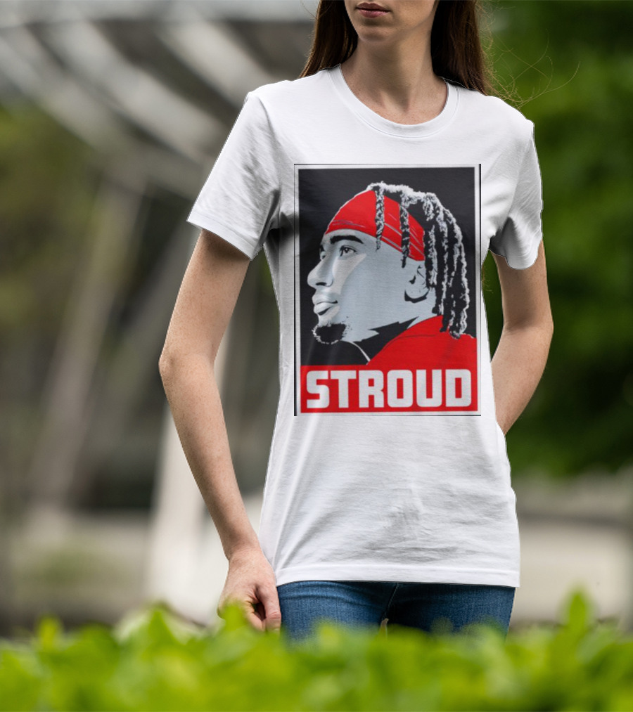 C.J. Stroud Ohio State Buckeyes Portrait Stroud T-Shirt