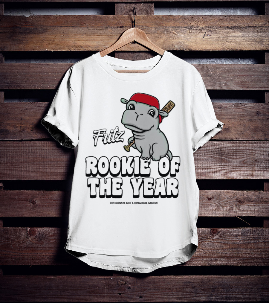 Fritz Rookie Of The Year Cincinnati Zoo Botanical Garden T-Shirt