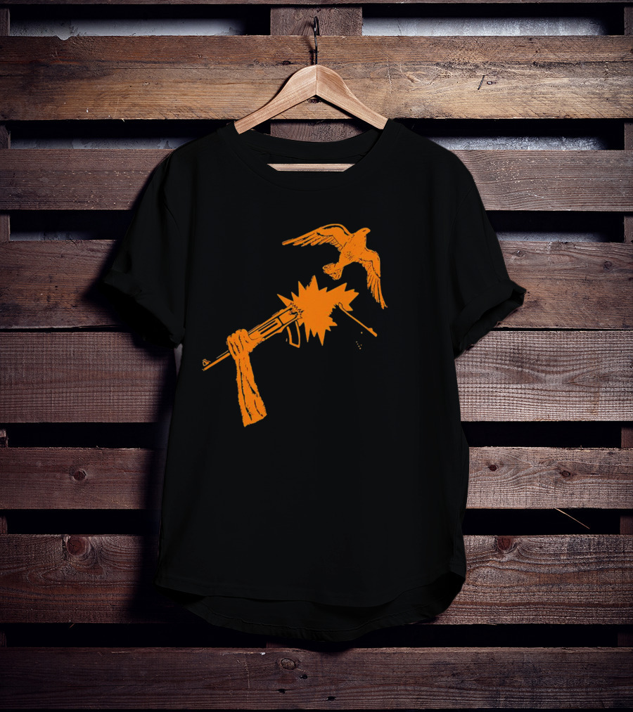 Anti War Gun And Dove Explosive Encounter T-Shirt