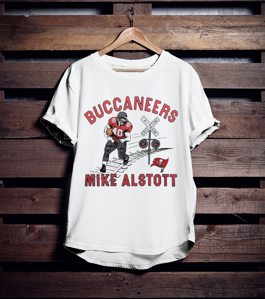 Buccaneers Mike Alstott A-Train Crossing T-Shirt