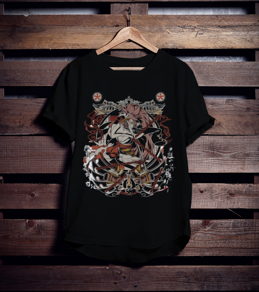 Guilty Gear Baiken Samurai Warrior Character Fantasy T-Shirt