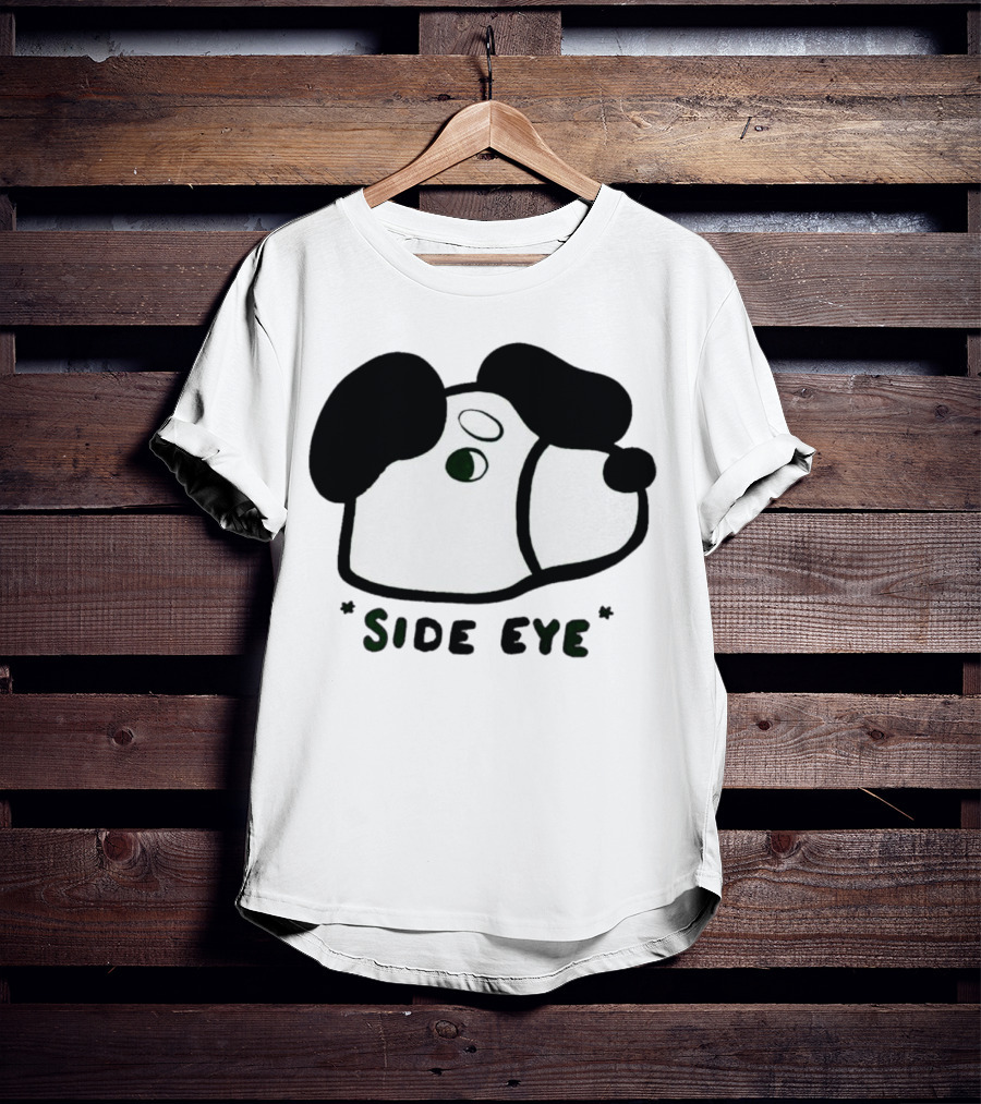 Side Eye Dog Face T-Shirt