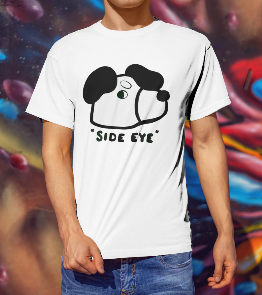 Side Eye Dog Face T-Shirt