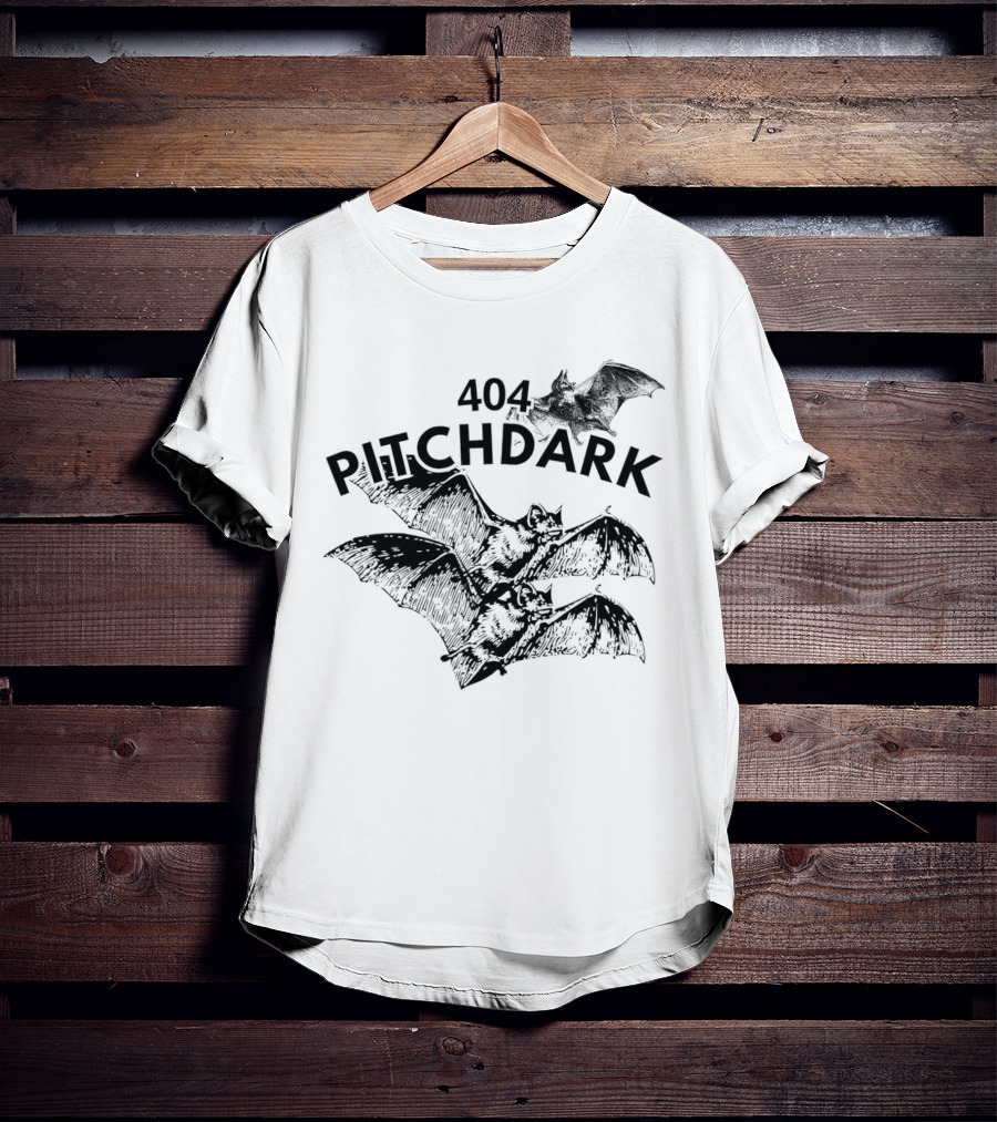 404 Pitch Dark Bats T-Shirt