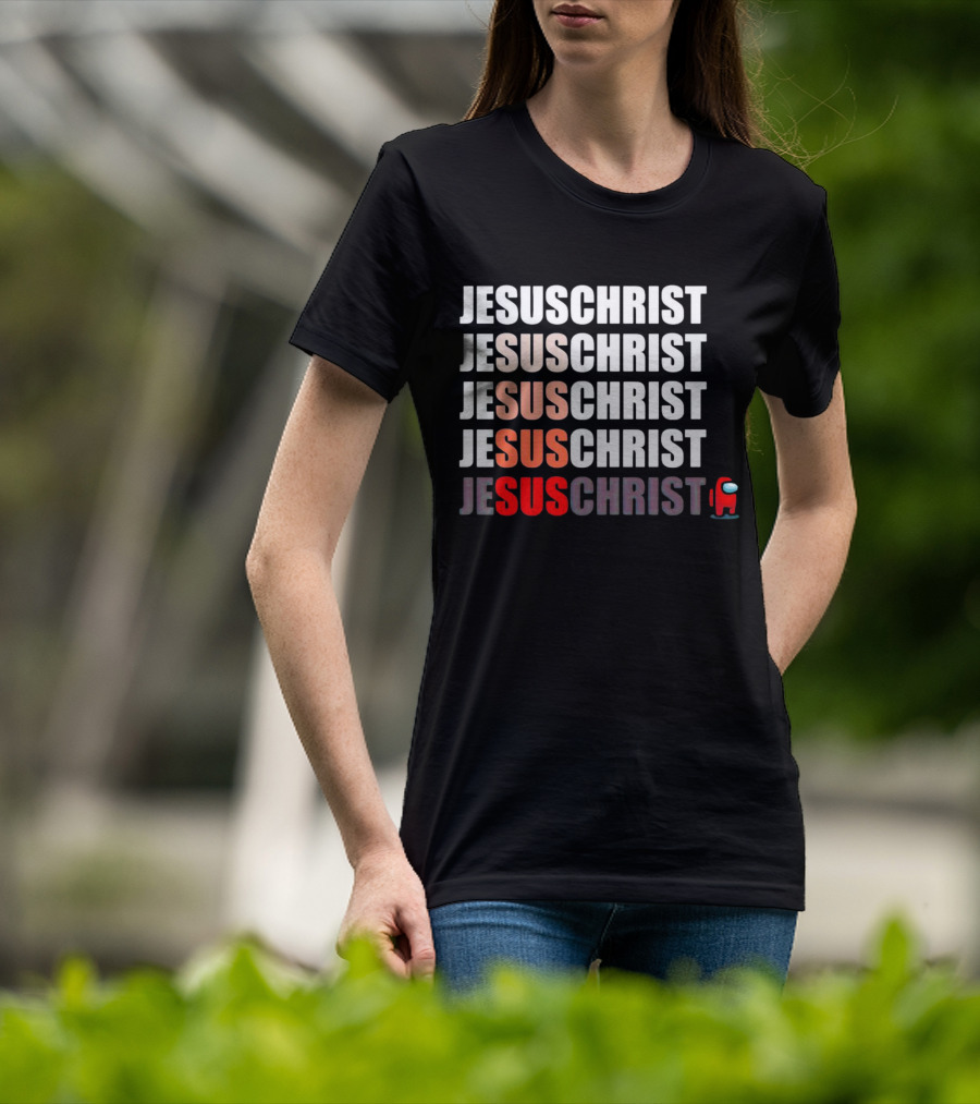 Jesus Christ Among Us Impostor Meme T-Shirt