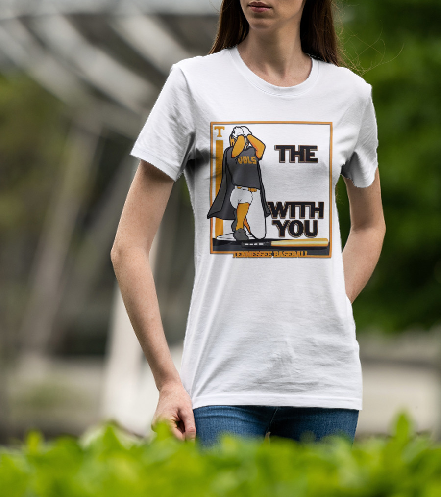 Tennessee Volunteers Baseball May The Vols Be With You T-Shirt