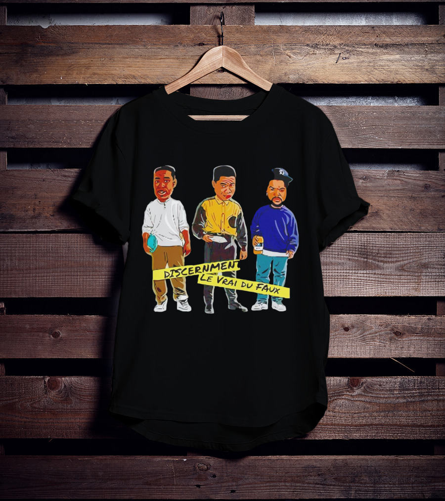 Discernment Le Vrai Du Faux Trio Iconic Figures T-Shirt