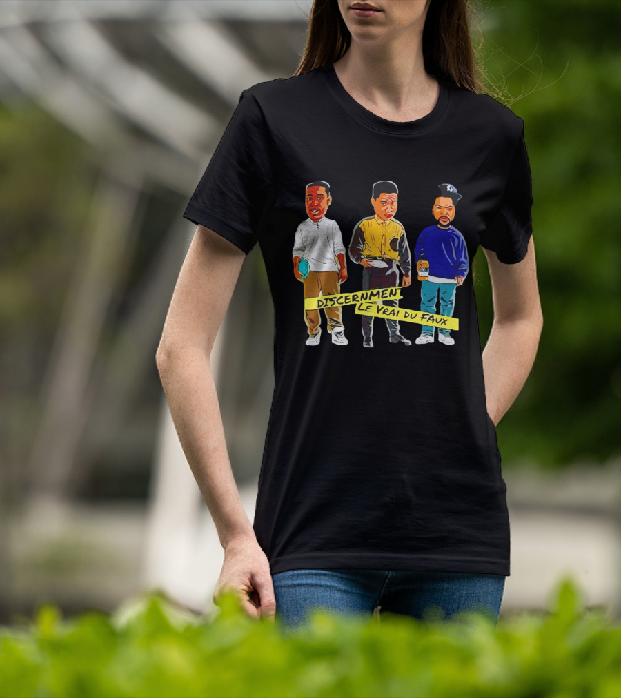 Discernment Le Vrai Du Faux Trio Iconic Figures T-Shirt