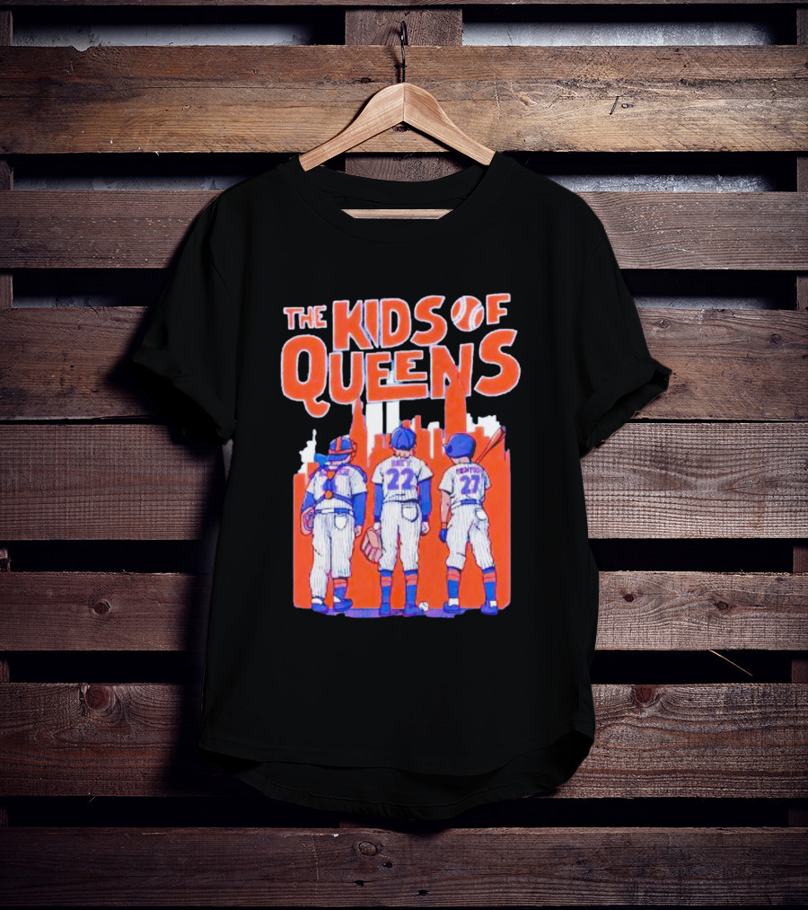 Francisco Alvarez Brett Baty Mark Vientos The Kids Of Queens New York Mets Players T-Shirt