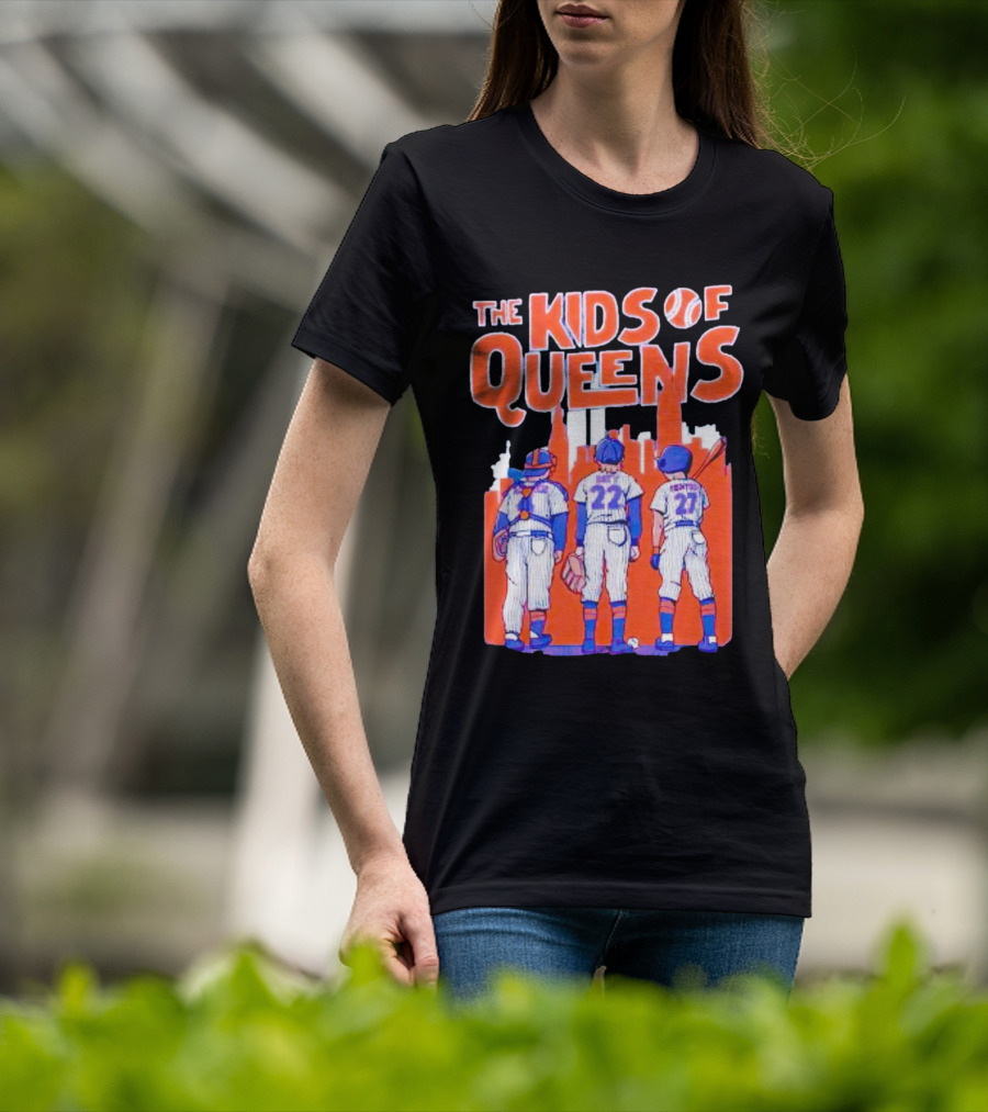 Francisco Alvarez Brett Baty Mark Vientos The Kids Of Queens New York Mets Players T-Shirt