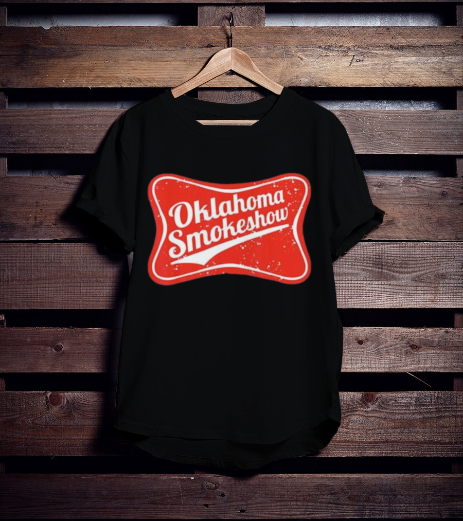 Oklahoma Smokeshow Retro Style Red T-Shirt