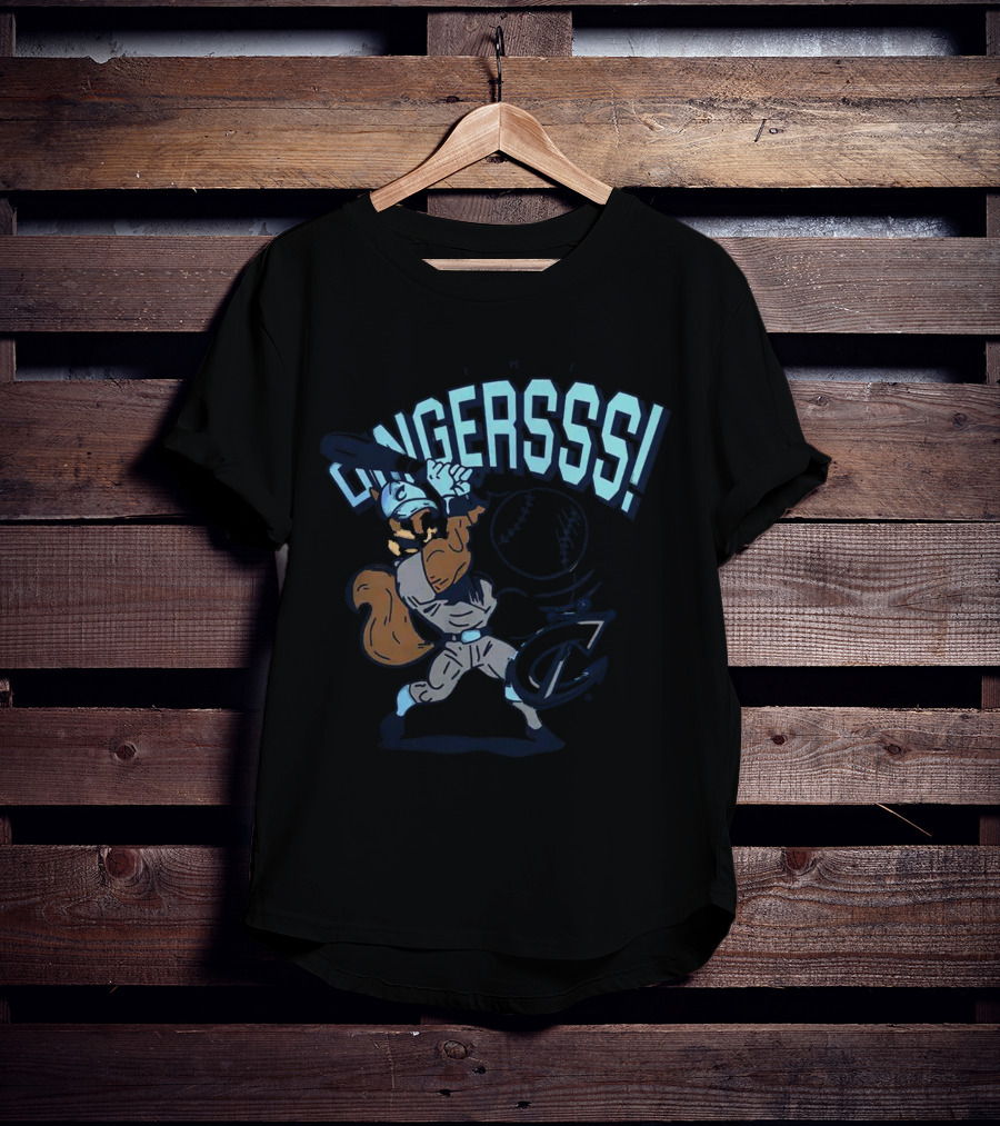 Columbus Clippers Rally Squirrel Dingers Baseball T-Shirt