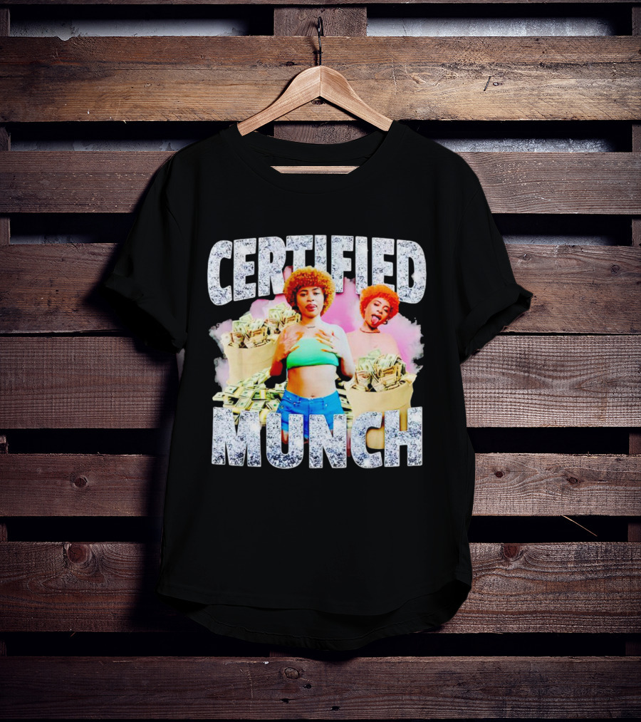 Certified Munch Ice Spice Colorful Money Stacks T-Shirt
