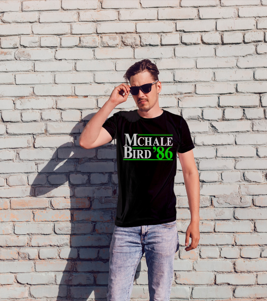 Mchale Bird '86 NBA Boston Celtics Duo T-Shirt