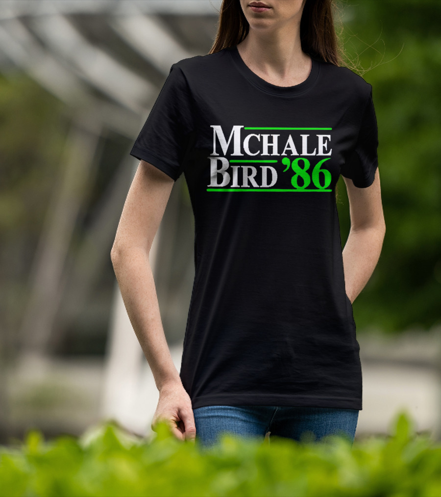 Mchale Bird '86 NBA Boston Celtics Duo T-Shirt