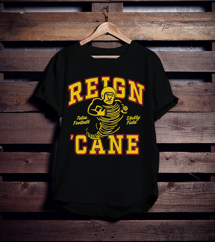 Tulsa Football Skelly Field Reign 'Cane T-Shirt
