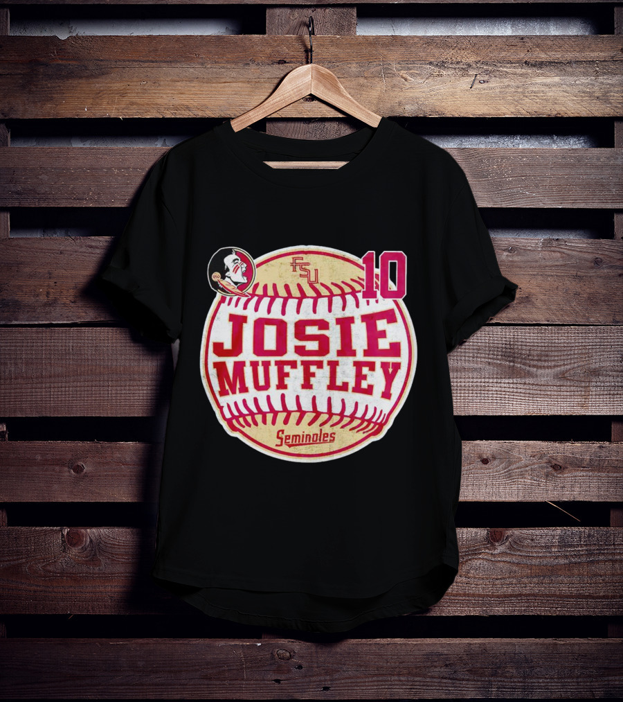 Florida State Seminoles Josie Muffley FSU Softball 10 T-Shirt