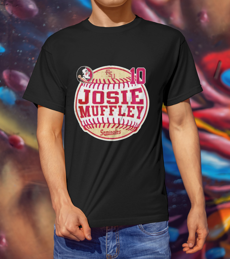 Florida State Seminoles Josie Muffley FSU Softball 10 T-Shirt