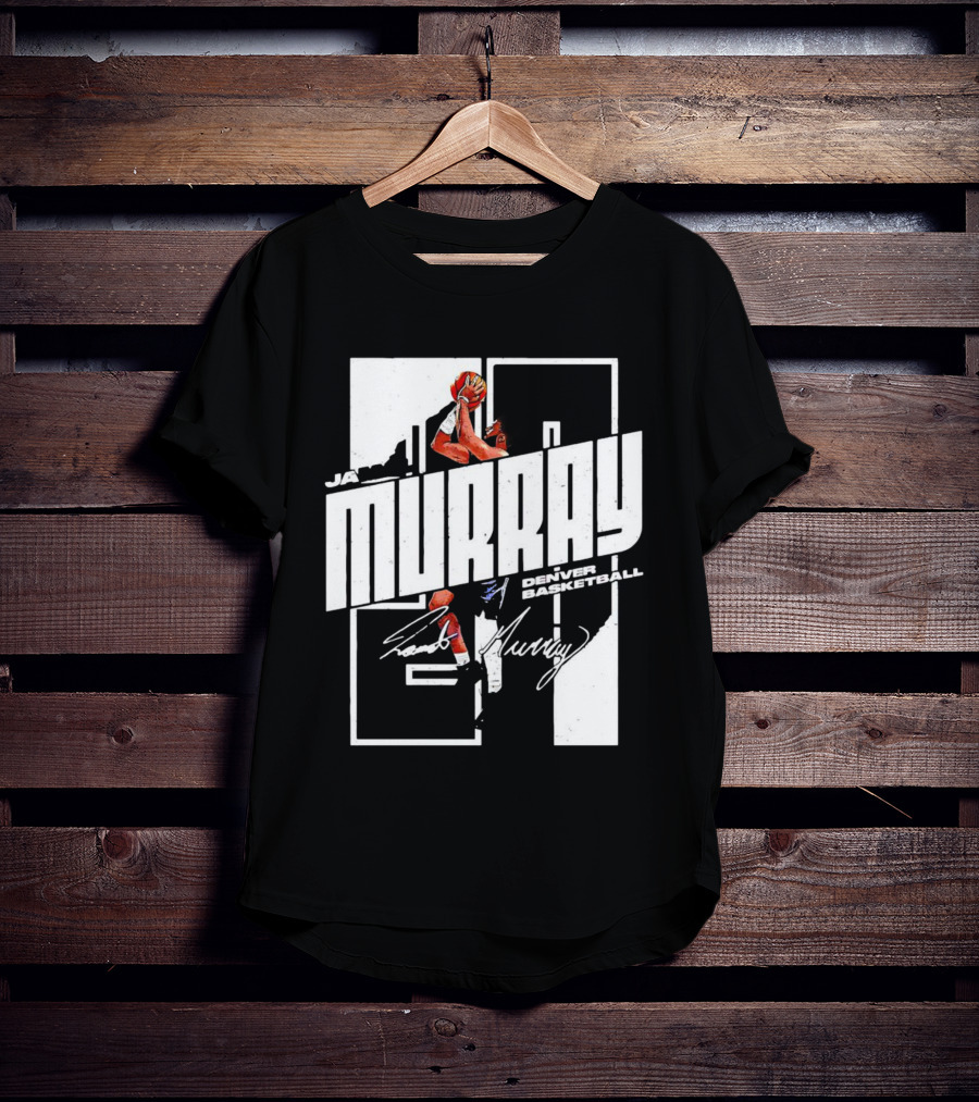 Denver Basketball Jamal Murray Signature NBA Player 27 T-Shirt