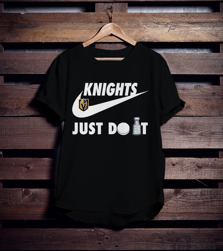 Knights Vegas Golden Hockey Just Do It Cup T-Shirt