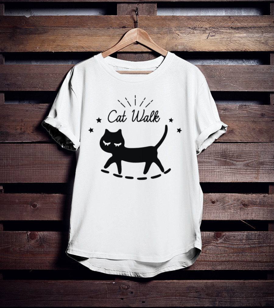 Yamato Maya Cat Walk Stars Strutting T-Shirt