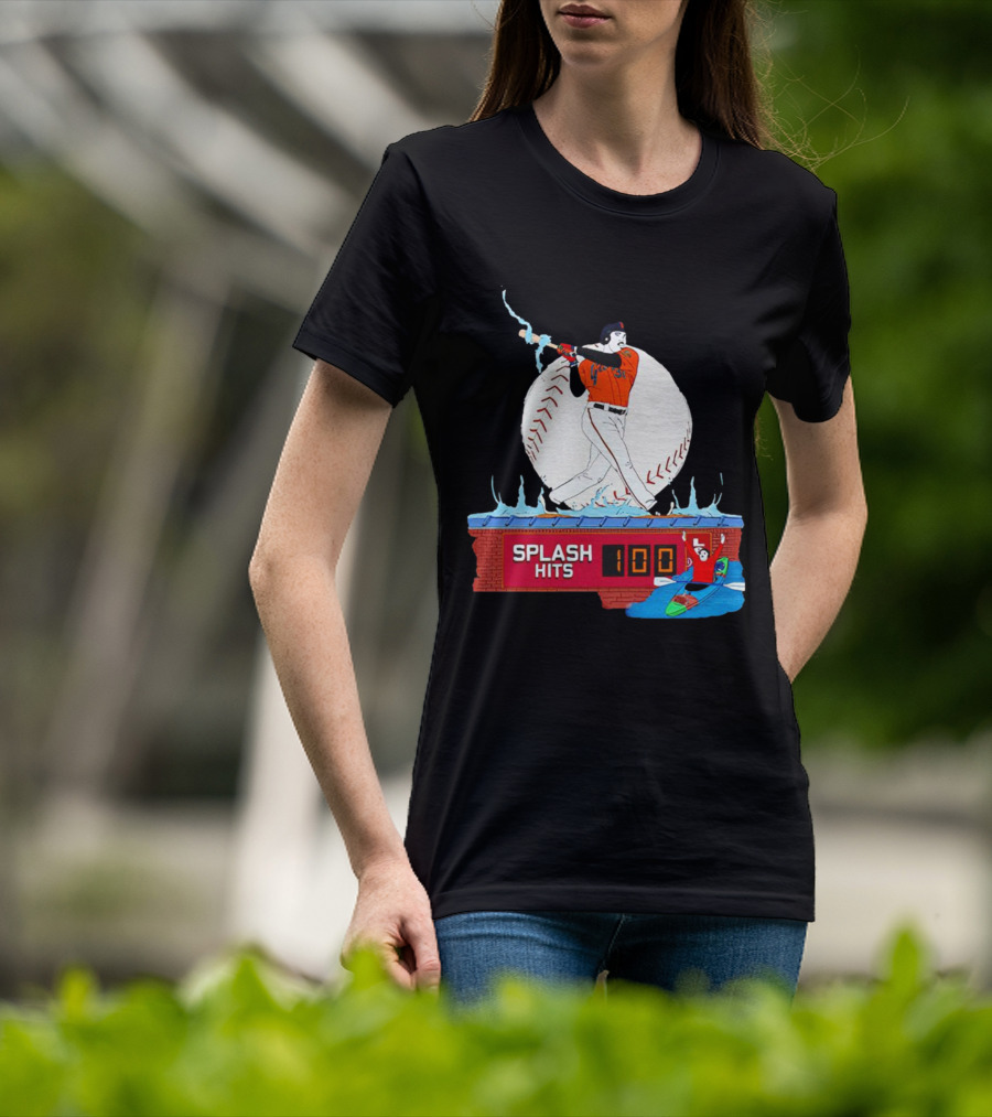 Splash Hits 100 McCovey Cove Baseball Kayaks T-Shirt
