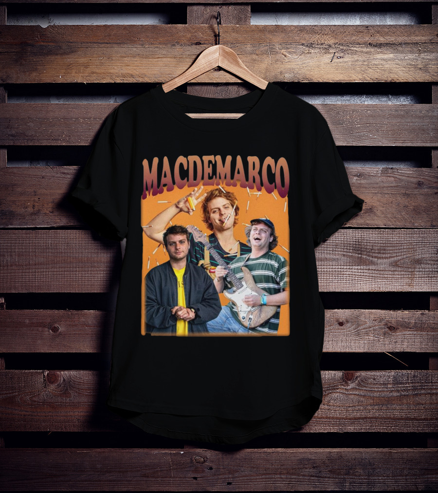 Mac Demarco Cigarette Portrait Trio T-Shirt