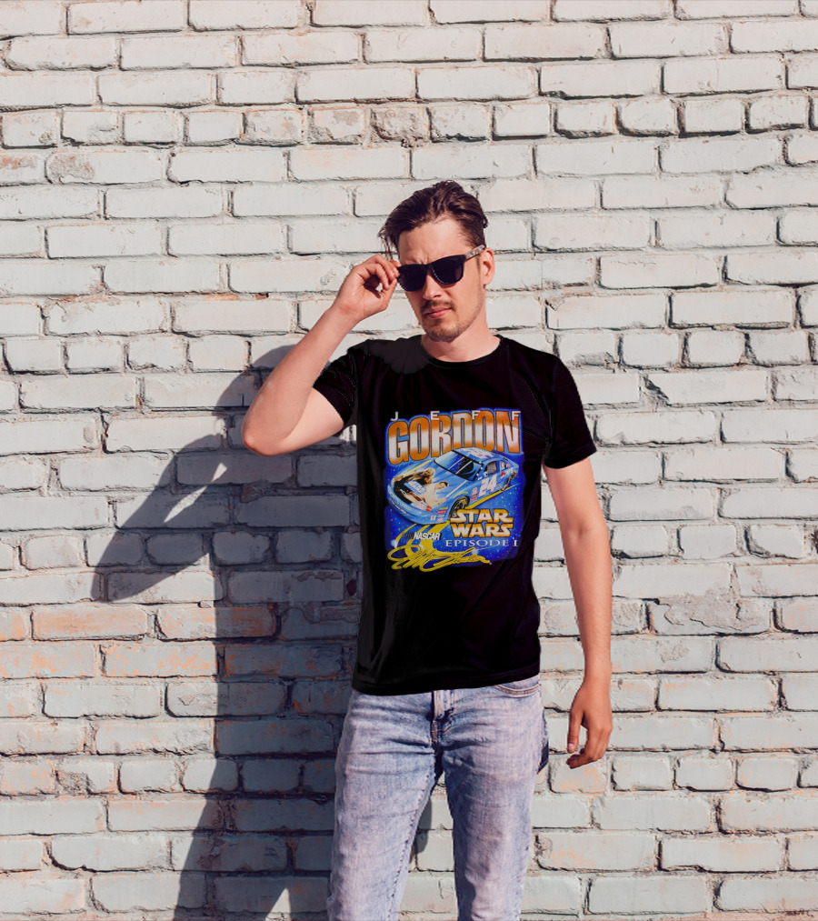 Jeff Gordon NASCAR Star Wars Episode I Racing Car 24 T-Shirt