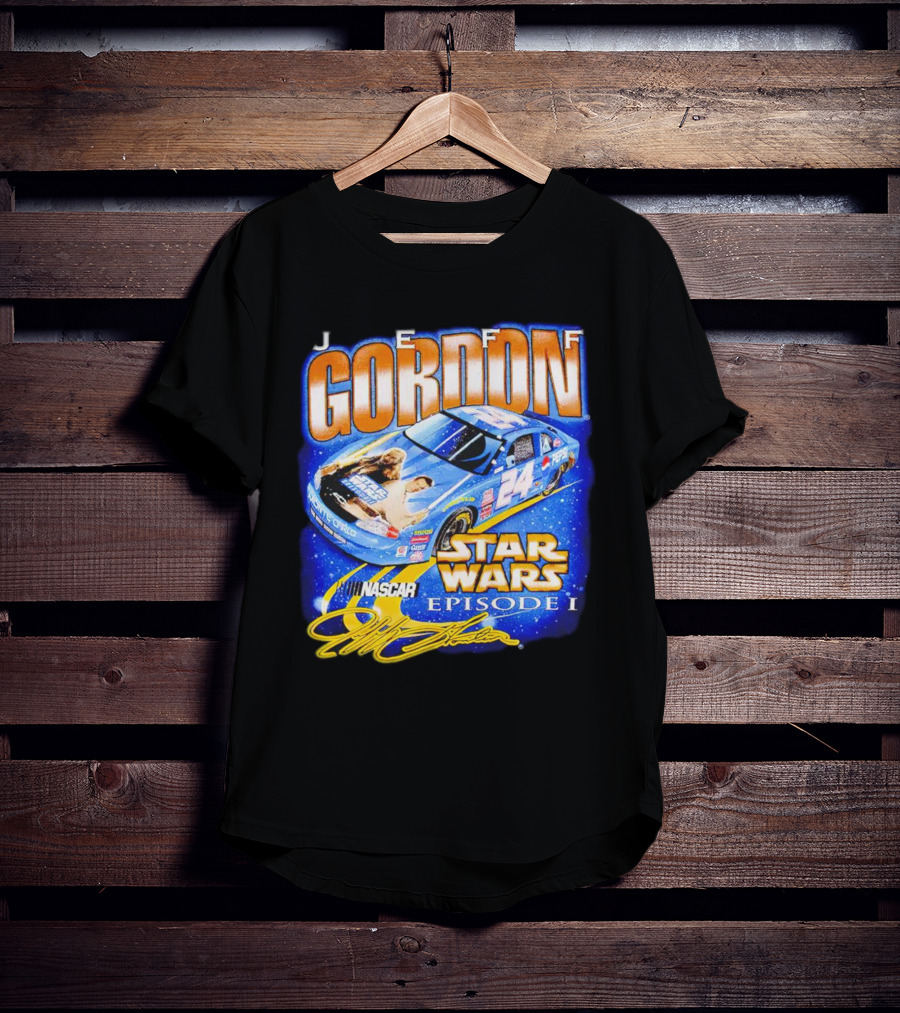 Jeff Gordon NASCAR Star Wars Episode I Racing Car 24 T-Shirt