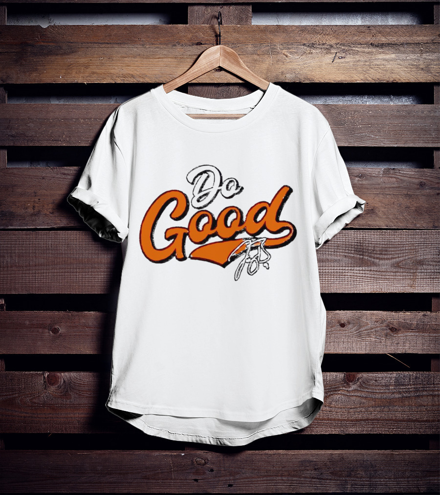 Joe Burrow Do Good Signature Orange Script T-Shirt