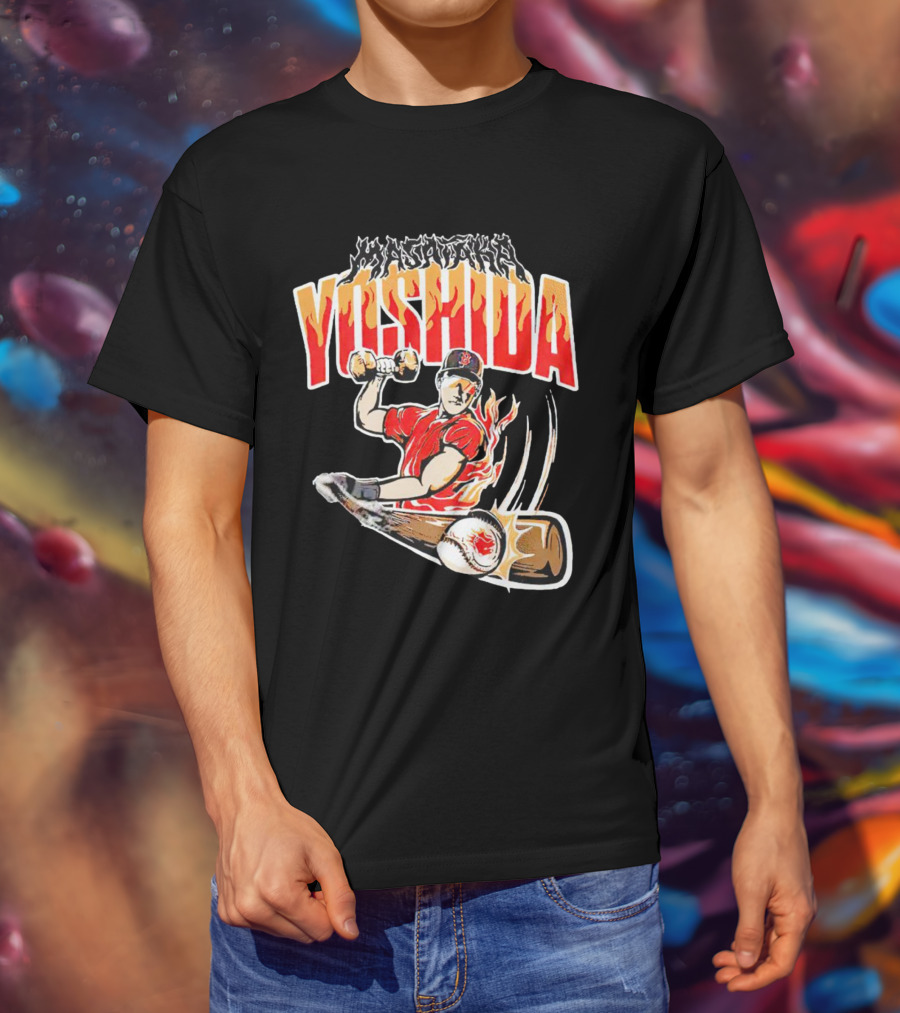 Masataka Yoshida Baseball Fireball Swinging Athlete T-Shirt