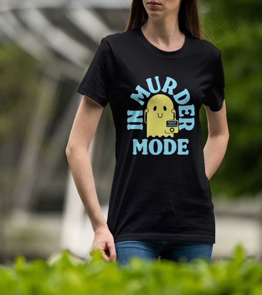 In Murder Mode Ghost Holding Mug T-Shirt