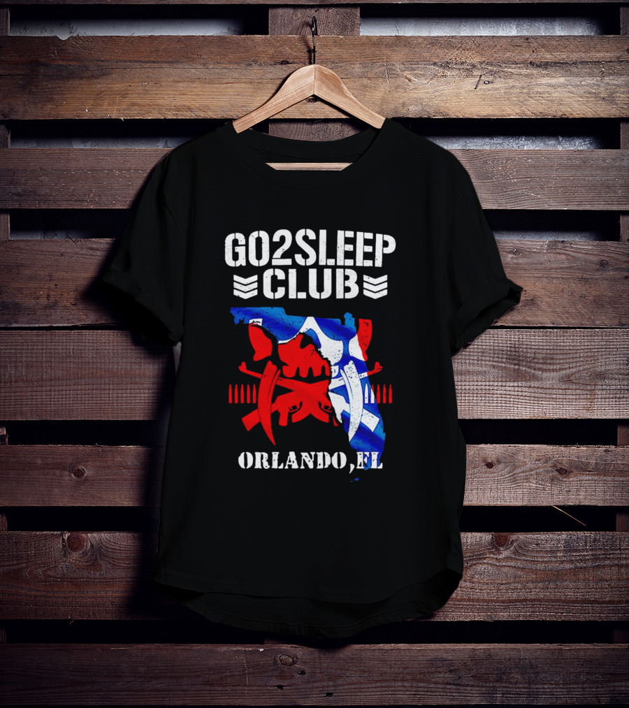 Go2Sleep Club Florida Theme Orlando FL Kenta T-Shirt
