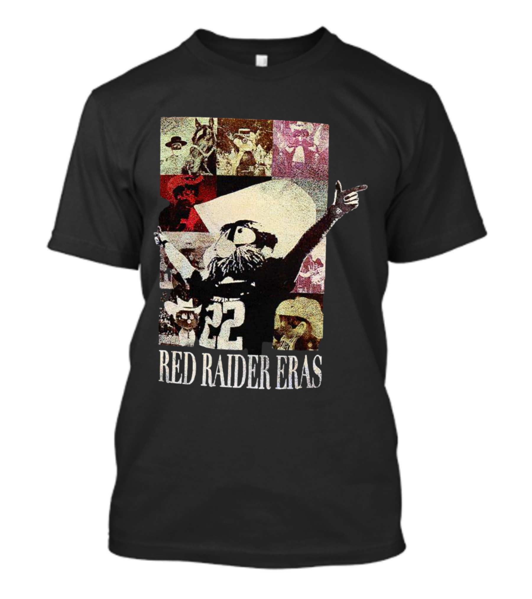 Red Raider Eras Texas Tech Block Chain T-Shirt