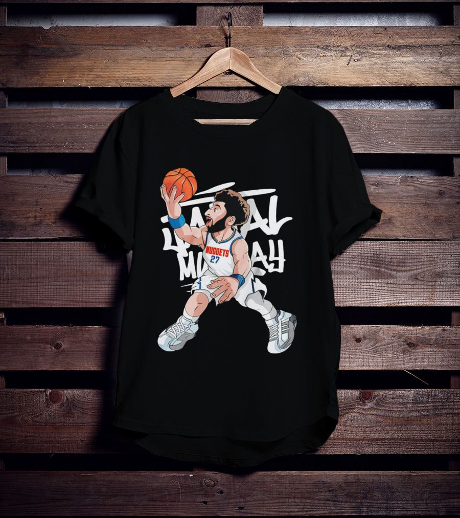 Denver Nuggets Jamal Murray Mile High Basketball Jumper T-Shirt